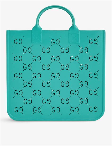 gucci logo rubber tote|gucci tote women.